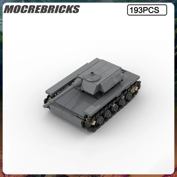 Военната серия WW II Armed Tank ELC EVEN 90 MOC Монтаж на строителни блокове Модел детски играчки 