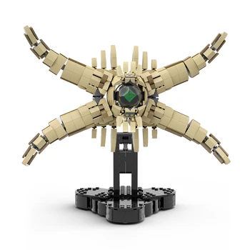 Демонстрационен модел MOC Hive Ghost с подвижна стойка от игри-игри със стрелба 1043 бр. игрални играчки-чудовища