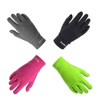 Детски велосипедни ръкавици с чувствителни на допир екрани, мини ръкавици за джогинг, ветроупорен спортни ръкавици за момчета и момичета на възраст от 4 до 12 години