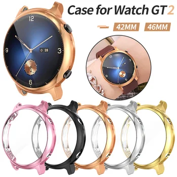 За Huawei Watch GT2 42 мм калъф от TPU, защитно покритие на екрана, за да GT2 Watch, устойчиво на надраскване обвивка, аксесоари за броня