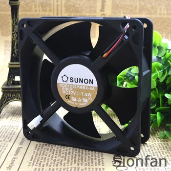 За Jianyuan SUNON 12038 KDE1212PMBX-6A 12 от 7.6 W Аксиален вентилатор за охлаждане на шасито Тестова Работа