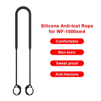 За Sony Wf-1000xm4 силиконови аксесоари за слушалки със защита от загуба с wi-fi кабел за слушалки
