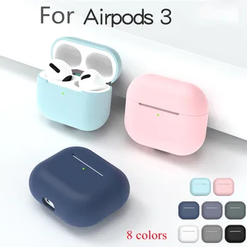 За apple Airpods 3 калъф Силиконов калъф стикер Bluetooth Калъф за airpod 3 За Air Шушулките 3 Аксесоари за слушалки кожа