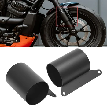 За мотоциклет Harley Sportster S Revolution MAX 1250 2021-2023, черни долните капаци за вилици