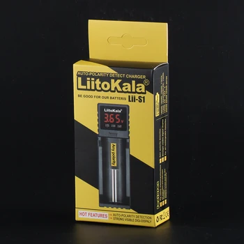 Зарядно устройство LiitoKala lii-S1 18650 за 26650 16340 RCR123 14500 LiFePO4 1,2 V Ni-MH Ni-Cd акумулаторна батерия smart charger