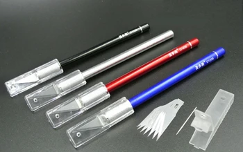 Инструмент за направата на модели U-STAE Мултифункционален Арт Джобно ножче От алуминиева сплав С 8 остриета и един стилус