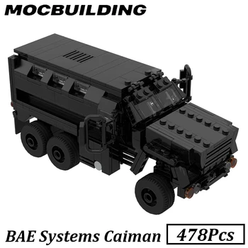 Кайман Военна Машина Кола Камион Модел MRAP MOC Строителни Блокове Тухла Забавни Играчки Подарък за Деца