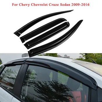 Козирка на странично прозореца на колата, дефлектор на предното стъкло за защита от дъжд, щитове-подслон за Cruze седан 2010 2011 2012 2013 2014 2015 2016
