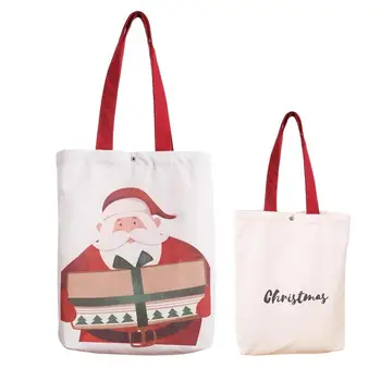Коледна чанта на Дядо Коледа, коледна чанта, подарък чанта, коледна чанта за пазаруване, училищна чанта, подарък за деца