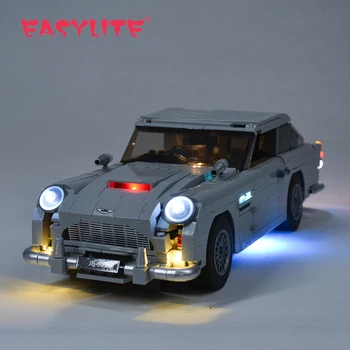 Комплект led лампи EASYLITE за 10262 Създател на Boyan Бонд Aston Marting DB5 е Съвместим С Комплекта 21046 Без строителни Блокове Модели
