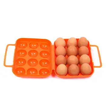 Кутия за яйца без бисфенол А, Легкийгерметичный, Добре спестяващ място органайзер за яйца, калъф за яйца Babecue