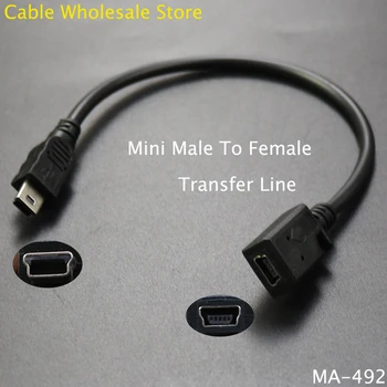 Магазин на едро кабели 1 бр. мини-USB-щекер за свързване към Micro USB порт за зареждане на данни, кабел-адаптер, конвертор, Кабел за данни, Линии за Предаване на данни