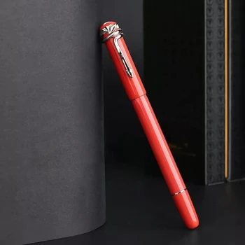 Метална поршневая писалка Majohn F9S, класическа чернильная дръжка 