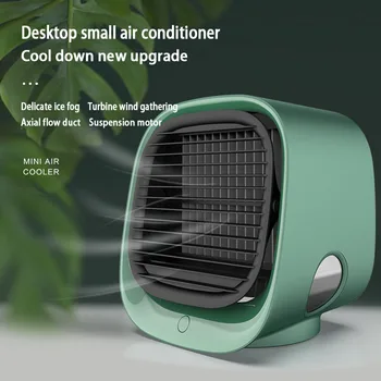 На вентилатора-охладител на въздуха, USB зареждане, Офис начало вентилатор, водно охлаждане, Вентилатор за климатик, вентилатор, за да се хидратират, Трехскоростная регулиране на вятъра