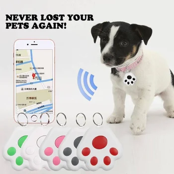 Нов умен тракер за домашни любимци, кучета, котки, домашни животни, защита от загуба на Bluetooth-тракинга, локатор 5,0, Двустранен аларма, мобилен телефон, Bluetooth сигнали за деца