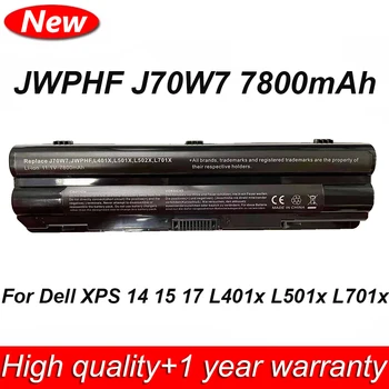 Нова Батерия за лаптоп JWPHF J70W7 11,1 V 7800 mAh R795X За DELL XPS 14 14D 15 15Г 17 17D L401x L501x L701x L701x 3D L702x Серия