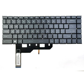 Новата клавиатура за MSI Modern 15 A11M A11ML A11MU A11SB A11SBL A11SBU Summit B14 B15 A11M A11MOT A11MT сив цвят с бяла подсветка