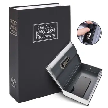 Обновен е речника, комбиниран сейф с ключ за домашния офис, прикрито сейф за пари, Тайно скрито хранилище на бижута