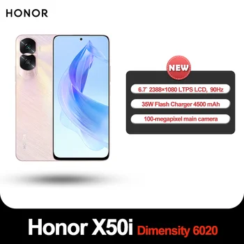 Оригинален Honor X50i 5G Dimensity 6020 Android 13 6,7 инча 90 Hz 35 W 4500 mah Bluetooth 5,1 MagicOS 7,1 ОТА