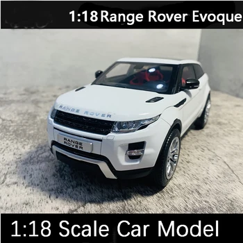 Оригинален ДОЛИНА 1:18 Range Rover Evoque Модел Легкосплавного Автомобил Suv Suv Бял За Възрастни Класическа Колекция Дисплей Украшение за Подарък