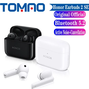 Оригинални Слушалки Honor накрайници за уши 2 SE TWS Безжични Слушалки Bluetooth 5,2 Heaphones С Двоен Микрофон И Активно Шумопотискане За Честта 50 Pro SE