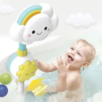 Прекрасна детска играчка за къпане с вендузата, бързо впитывающая вода, играчки за пръскане на вода, детска играчка за къпане