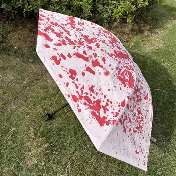Преносим чадър Дамски чадъри Творчески черна гума здрава тройна слънцезащитни UV-подарък Във водата Променя цвета си