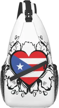 Раница-прашка от Пуерто Рико, Всекидневни раница през рамо, чанта-прашка, гърдите раница за мъже и жени, спортен туризъм, фитнес зала