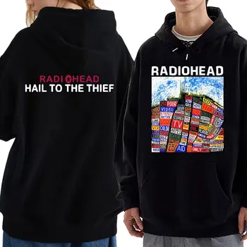 Рок група Radiohead Hoody Hail To The Thief Ретро hoody Мъжки дамски готически hoody оверсайз хип-хоп флисовые улични върховете