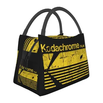 Снимка на Kodak Kodachrome, термоизолированная чанта за обяд, женствена Чанта за фотографа, Преносим чанта за обяд за работа, пътуване, кутия за храна