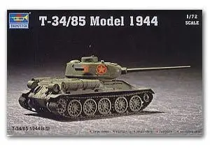 Тромпетист 1/72 на Втората световна война, съветският танк Т-34/85 1944, Вид Военна монтаж, модел бронирани превозвачи 07207