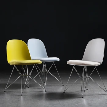 Удобни Уникални трапезни столове Скандинавски модерен минималистичен стол за почивка с Кухненски Нокти Балкон Cadeiras De Jantar Мебели за дома
