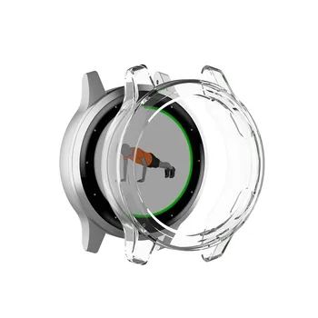 Ултра тънък защитен силиконов калъф от TPU за спортни умните часовници на Garmin Vivoactive 4s защитно фолио, умни аксесоари