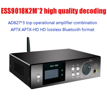 Цифров аудио плейър на професионално ниво ESS9018 с декодиране без загуба на Bluetooth 5.0 Поддържа APTX-HD Балансиран XLR изход