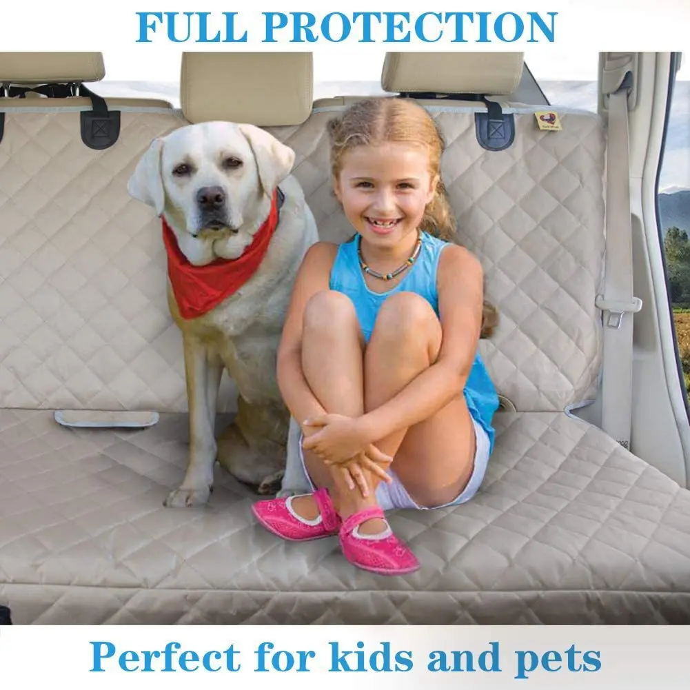 Калъф за седалки за кучета, водоустойчив възглавница за кола с домашни любимци, подложка за гърба на облегалката, за Защита на легла за кучета и котки със среден подлакътник на седалката