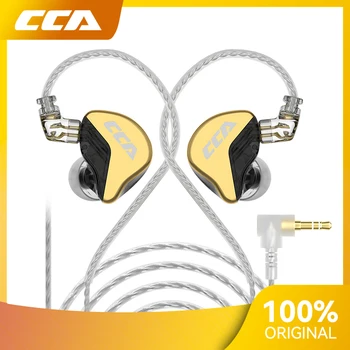 CCA ЗТР + Висящи ушите Жичен Hi-Fi Слушалки Мониторные Слушалките С Шумопотискане Спортни Слушалки За Геймъри Слушалки KZ EDX Pro НАП EDS