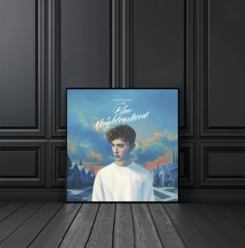 Корица на музикален албум Troye Sivan Blue Neighborhood, плакат, украса за дома, стенни живопис (без рамка)