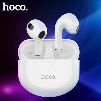 Слушалки HOCO TWS Безжични Слушалки с Микрофон Сензорно Управление Bluetooth 5.3 Двойно Стерео намаляване на шума основната част Слушалки на ушите